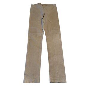 Zero + Maria Cornejo Tan Lambskin Leather Skinny Pants Women's Size 8